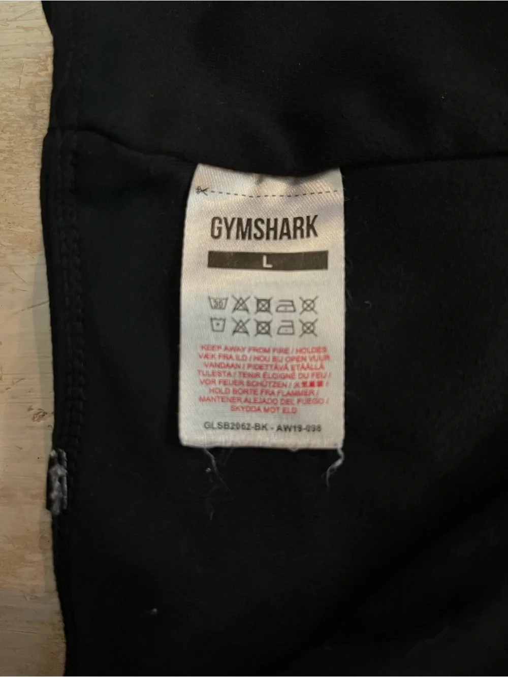Gymshark Ark Sports Bra Black | size large